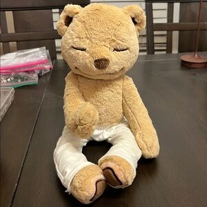 Meddy Teddy Meditation Posable Bendable Plush Yoga Bear with Mat 16”